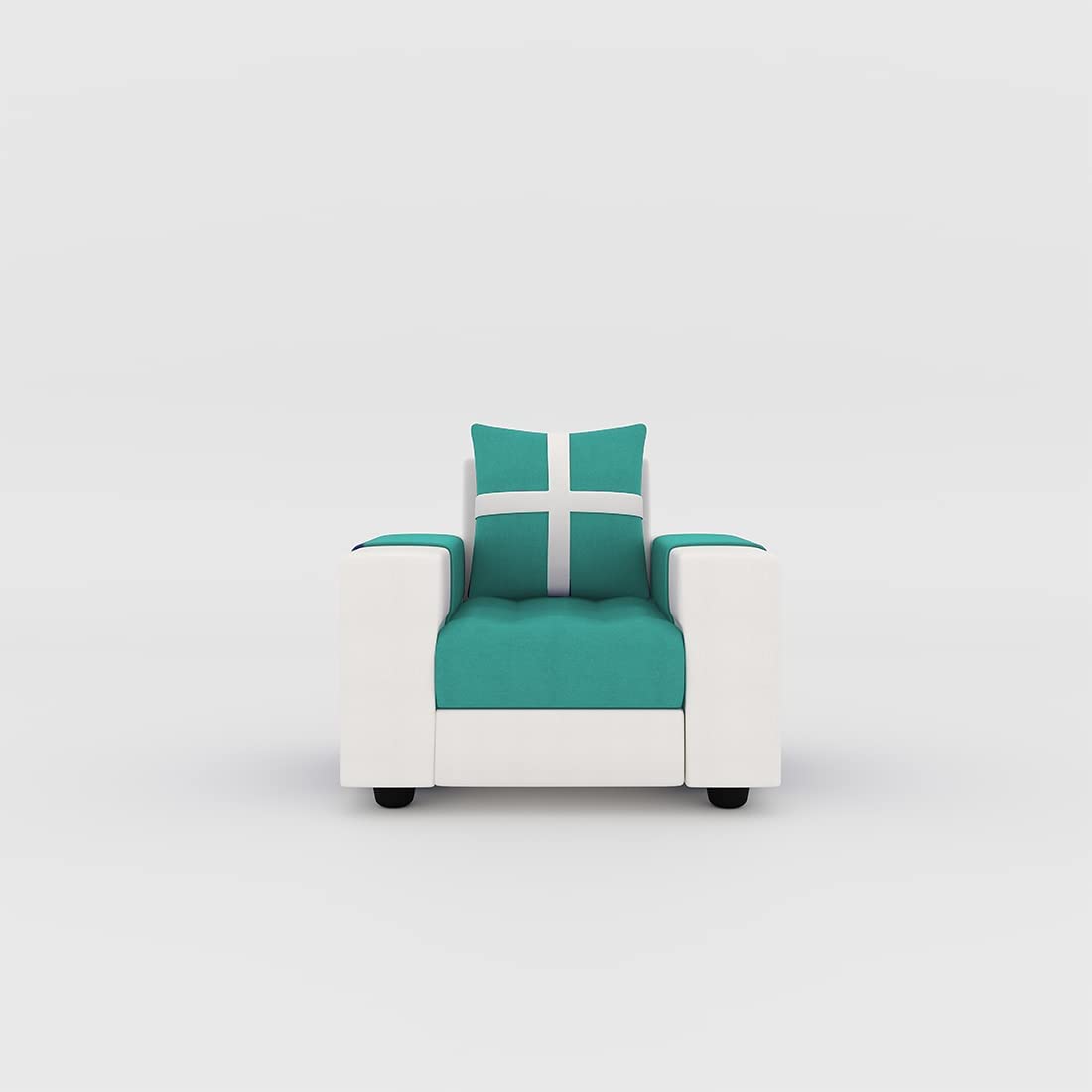 1 Seater Fabric Sofa Set for Living Room Furniture | Fabric 1 Seater Sofa Set | Sofa for Home & Office