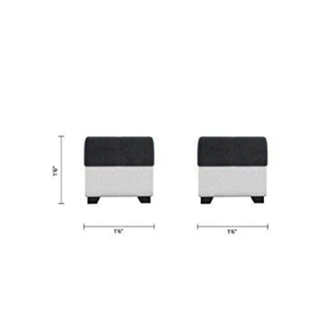8 Seater Sofa Set, L Shape Sofa(Right Facing) 2 Ottoman, 6 Small Pillow with Coffee Table for Living Room Furniture | Sofa for Home & Office Furniture