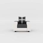 1 Seater Fabric Sofa Set for Living Room Furniture | Fabric 1 Seater Sofa Set | Sofa for Home & Office