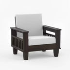 Solid Sheesham Wood Sofa Set | 5 Seater Wooden Sofa Set | 3+1+1 Sofa | Sofa Set
