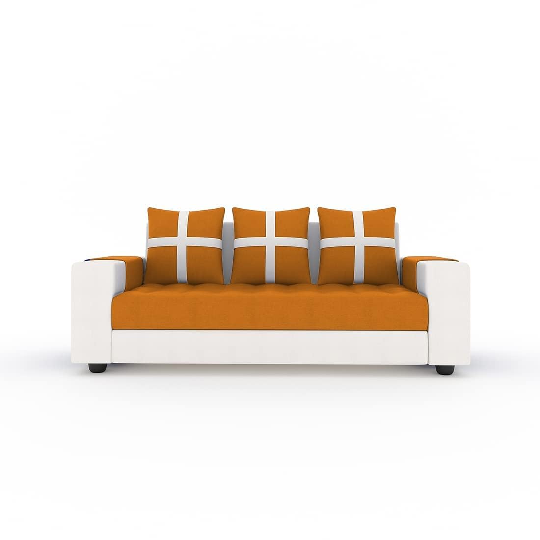 3 Seater Fabric Sofa Set for Living Room Furniture|Fabric 3-Person Sofa Set|Sofa for Home & Office