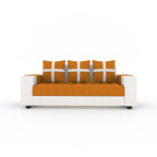 5 Seater Fabric Sofa Set for Living Room Furniture | 3 + 1 + 1 Sofa Set | Wooden Sofa for Home & Office