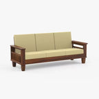 Solid Sheesham Wood Sofa Set | 5 Seater Wooden Sofa Set | 3+1+1 Sofa | Sofa Set
