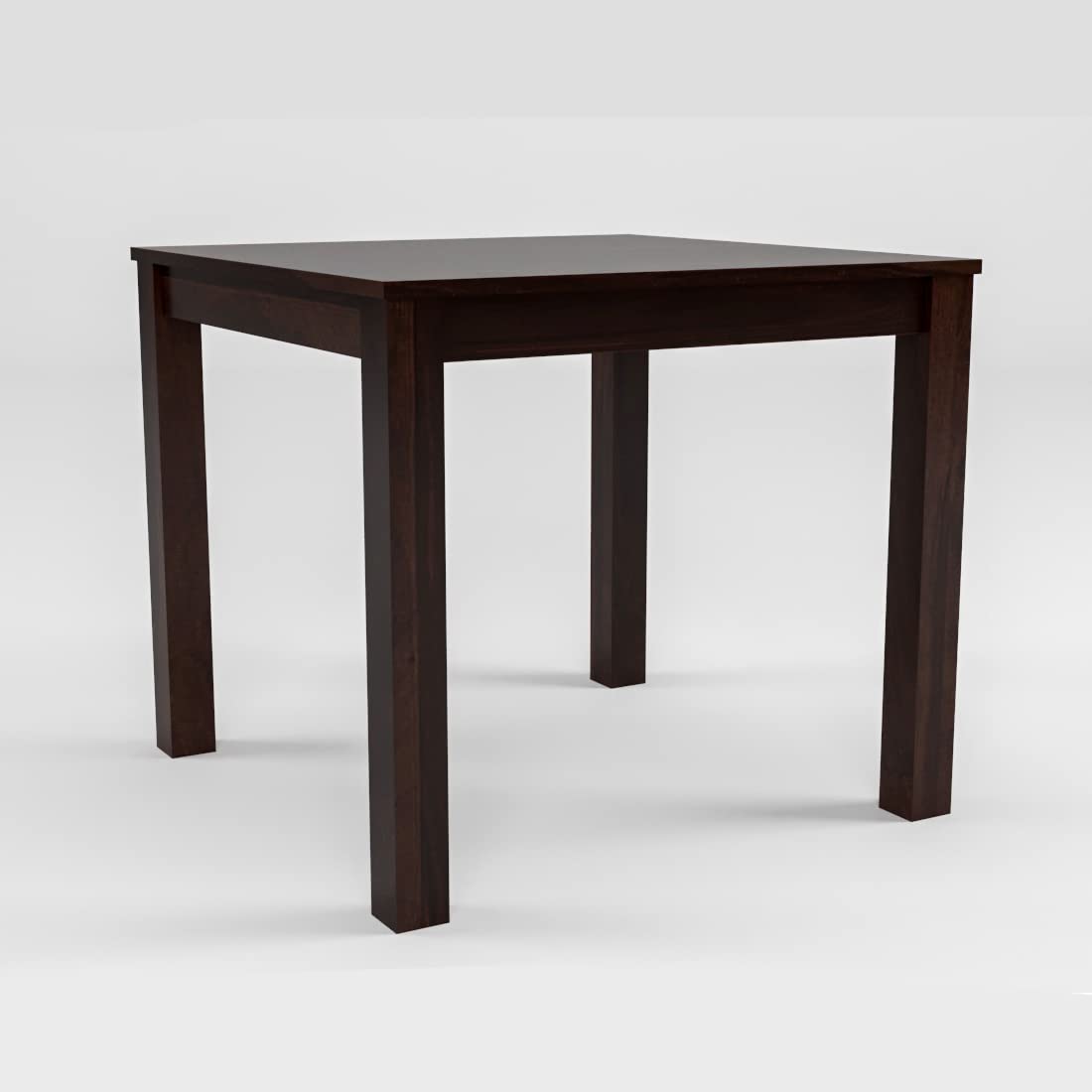 Sheesham Wood Dining Table (34x34 Inch) | Multi-Purpose uses Home and Office Desk | Dining Room Furniture | Wooden 4 Seater Dining Table