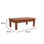 Premium Sheesham Wood Coffee Table for Living Room | Solid Wood Coffee Table, Center Table, Tea Table | Wooden Coffee Table | Best Furniture for Home