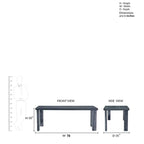 Sheesham Wood Wooden Dining Table Set with 8 Chairs | Home and Living Room