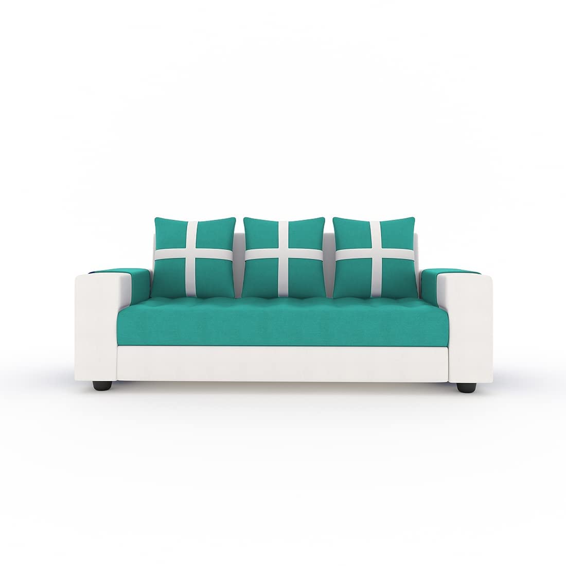 3 Seater Fabric Sofa Set for Living Room Furniture | Wooden 3 Seater Sofa Set | Sofa for Home & Office