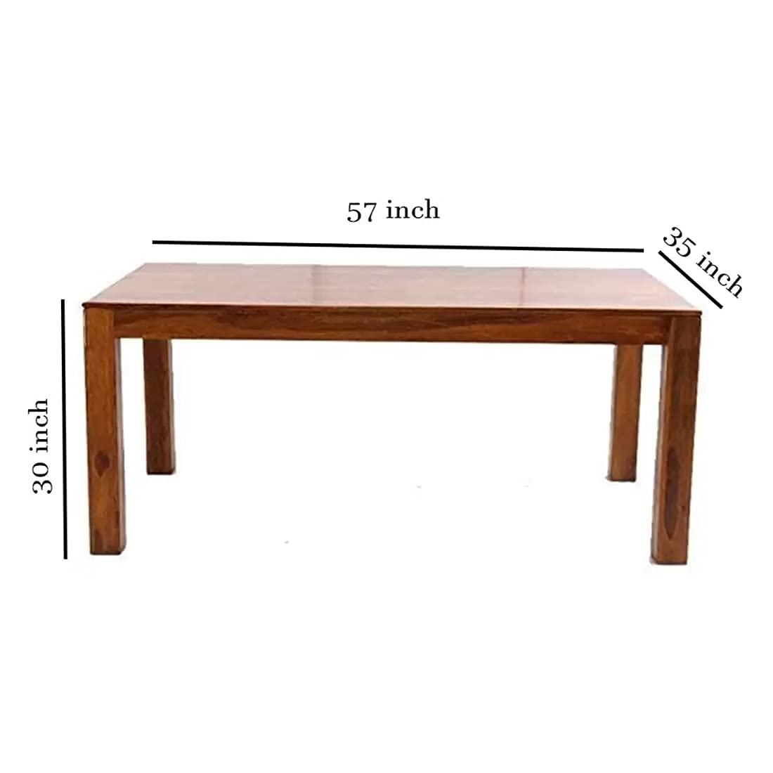 Sheesham Wood Dining Table with 6 Chairs | 6 Seater Dining Set | Wooden Dining Table with
