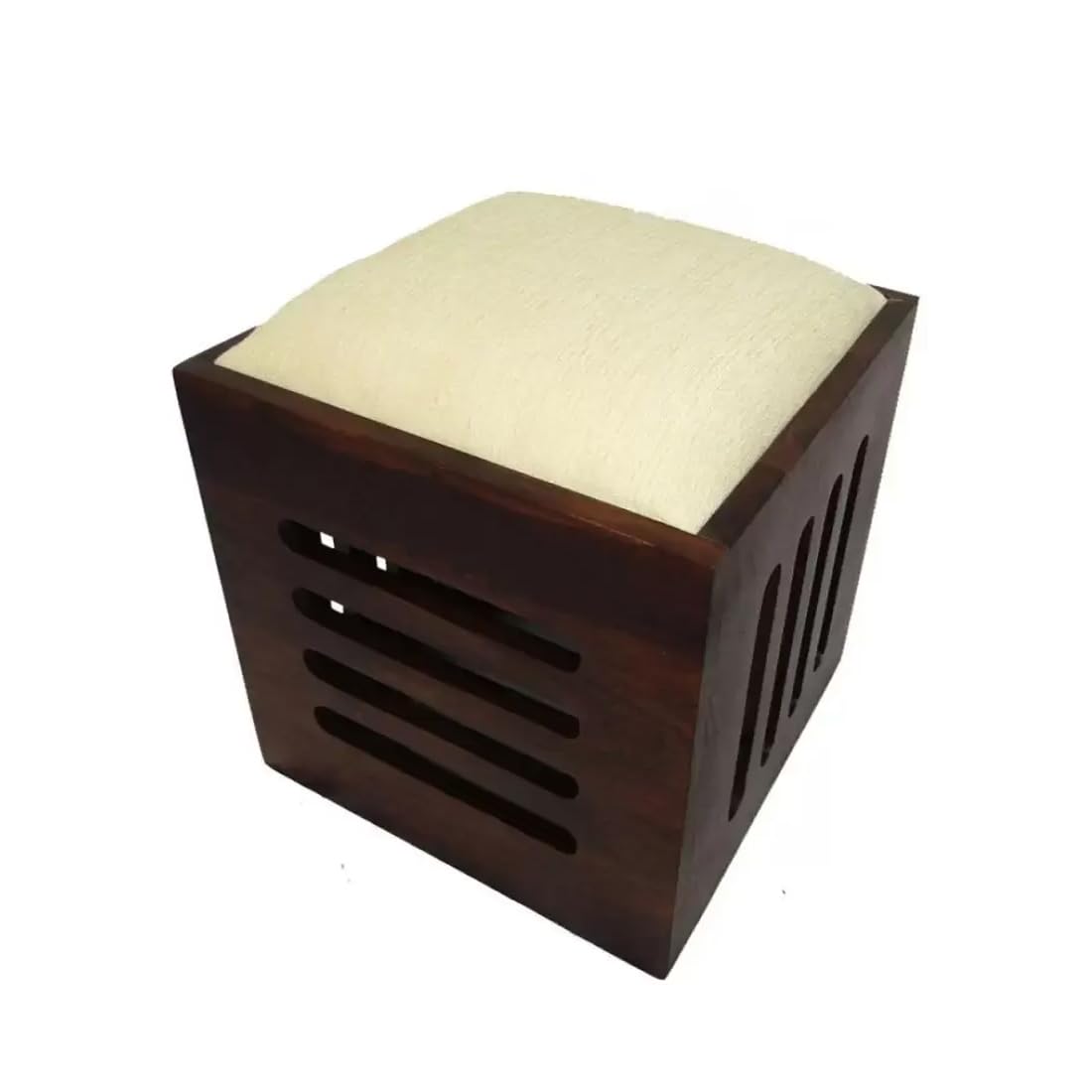 Premium Sheesham Wood Coffee Table for Living Room | Wooden Coffee Table with 4 Stool |Best Furniture for Home