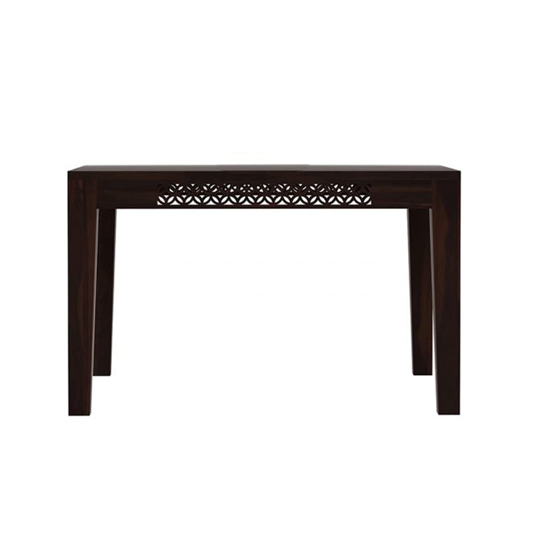 Sheesham Wood Dining Table(34x34) with 2 Chairs 1 Bench | 4 Seater Dining Set | Wooden Dining Table with Chair - Dining Room Furniture