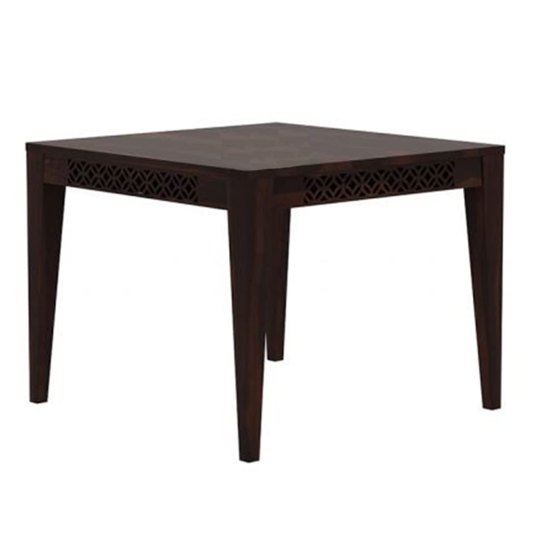 Sheesham Wood Dining Table (34x34 Inch) | Multi-Purpose uses Home and Office Desk | Dining Room Furniture | Wooden 4 Seater Dining Table