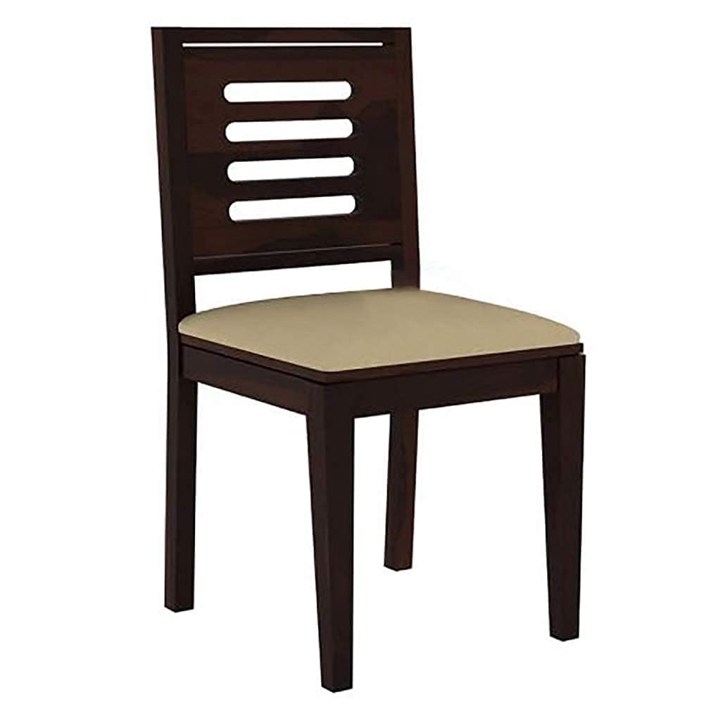 Sheesham Wood Dining Table(57x35) with 6 Chairs | 6 Seater Dining Set | Wooden Dining Table with Chair - Dining Room Furniture