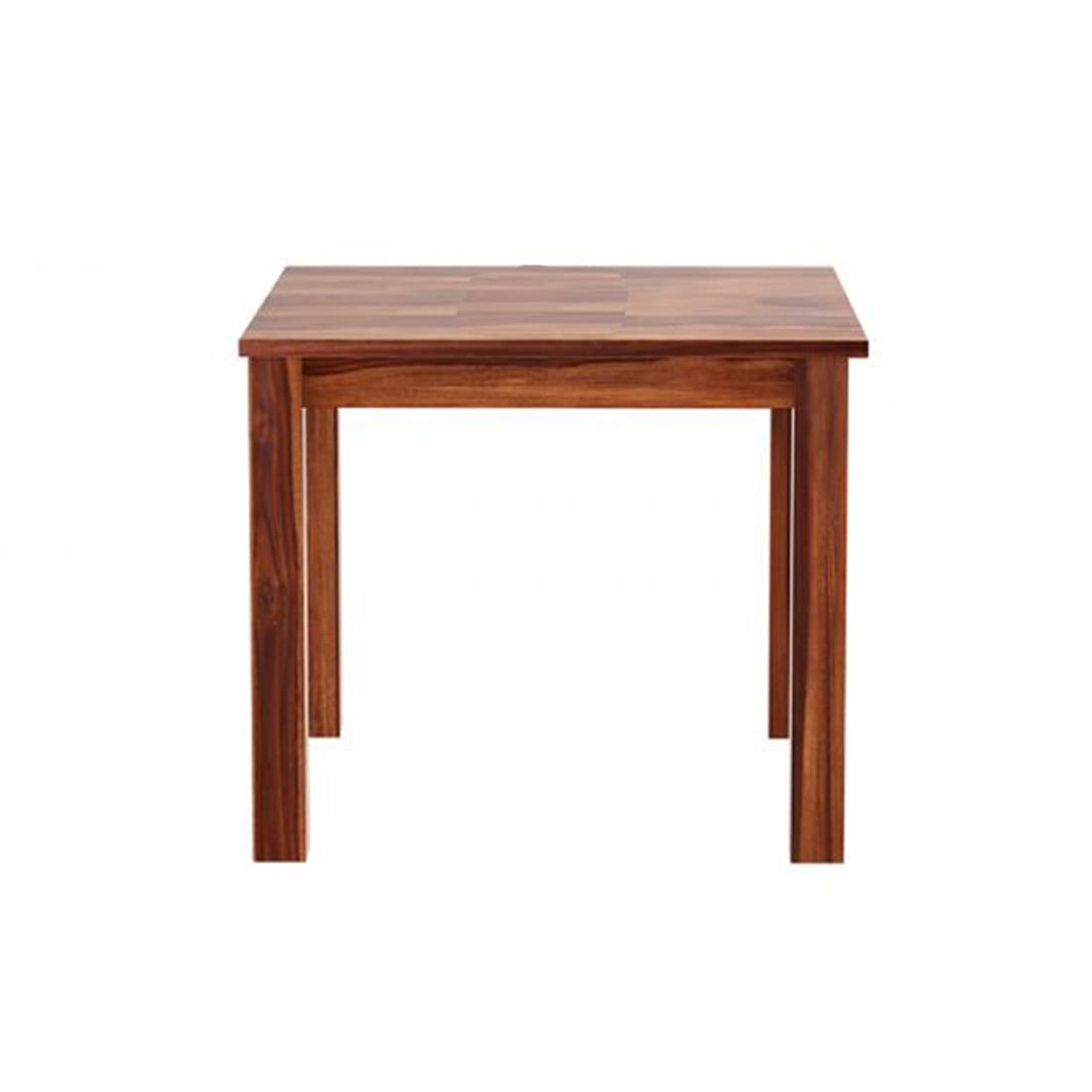 Furniture Sheesham Wood Natural Teak Finish 4 Seater Dining Table Set