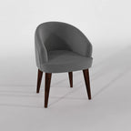 Modern Home Furniture|Solid Wood Cushion Dining Chair Set of 2 with Velvet Fabric | Study Chair for Home & Office