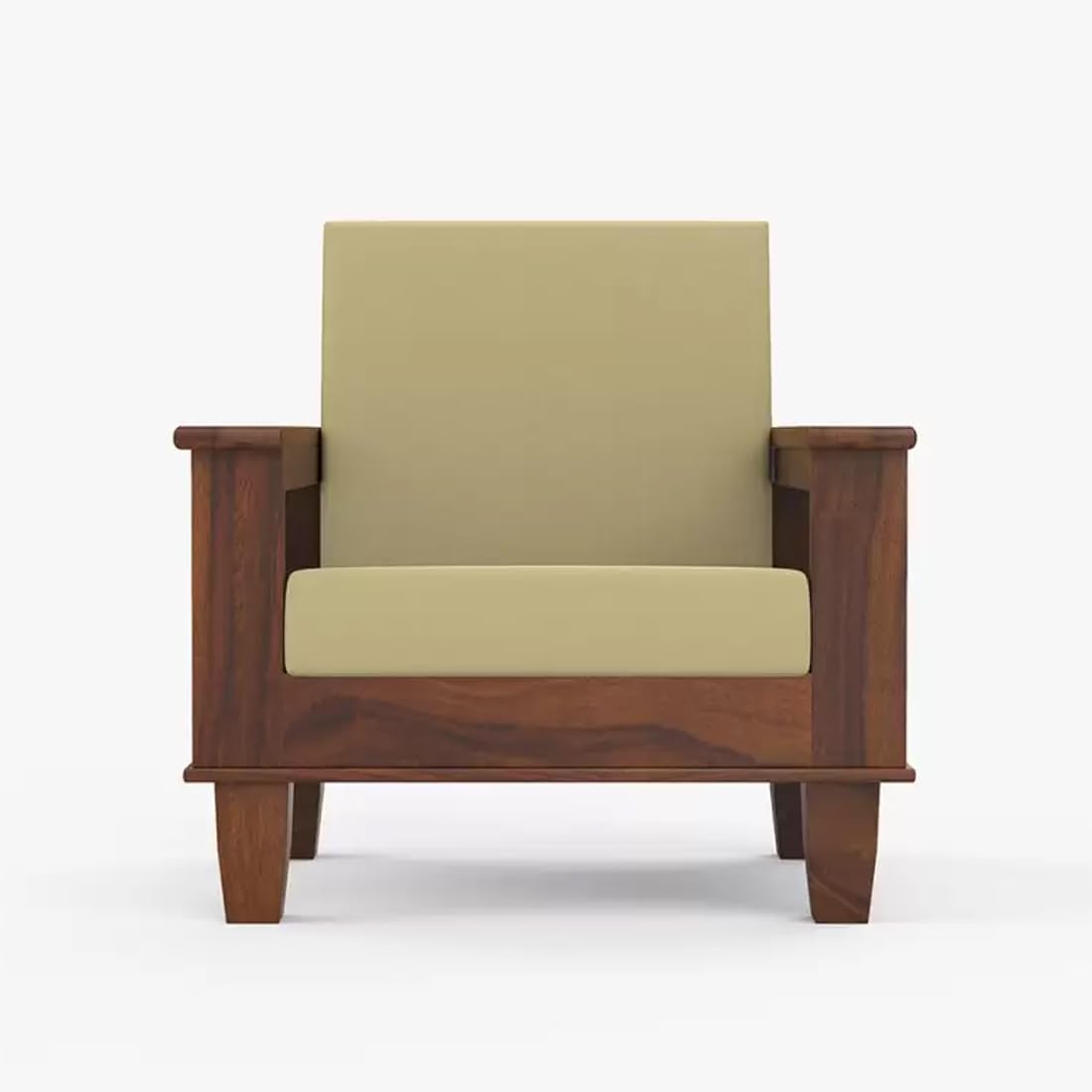 Solid Sheesham Wood Sofa Set | 5 Seater Wooden Sofa Set | 3+1+1 Sofa | Sofa Set
