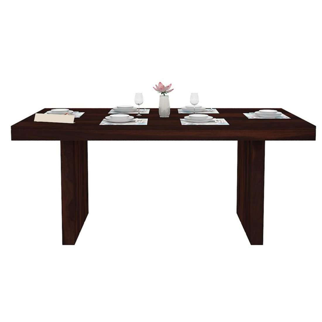 Sheesham Wood Dining Table (68x35 inch) | Multi-Purpose uses Home and Office Desk | Dining Room Furniture | Wooden 6 Seater Dining Table
