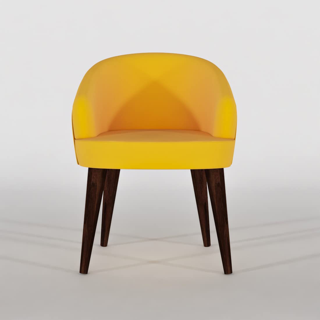 Modern Home Furniture|Solid Wood Cushion Dining Chair Set of 2 with Velvet Fabric | Study Chair for Home & Office