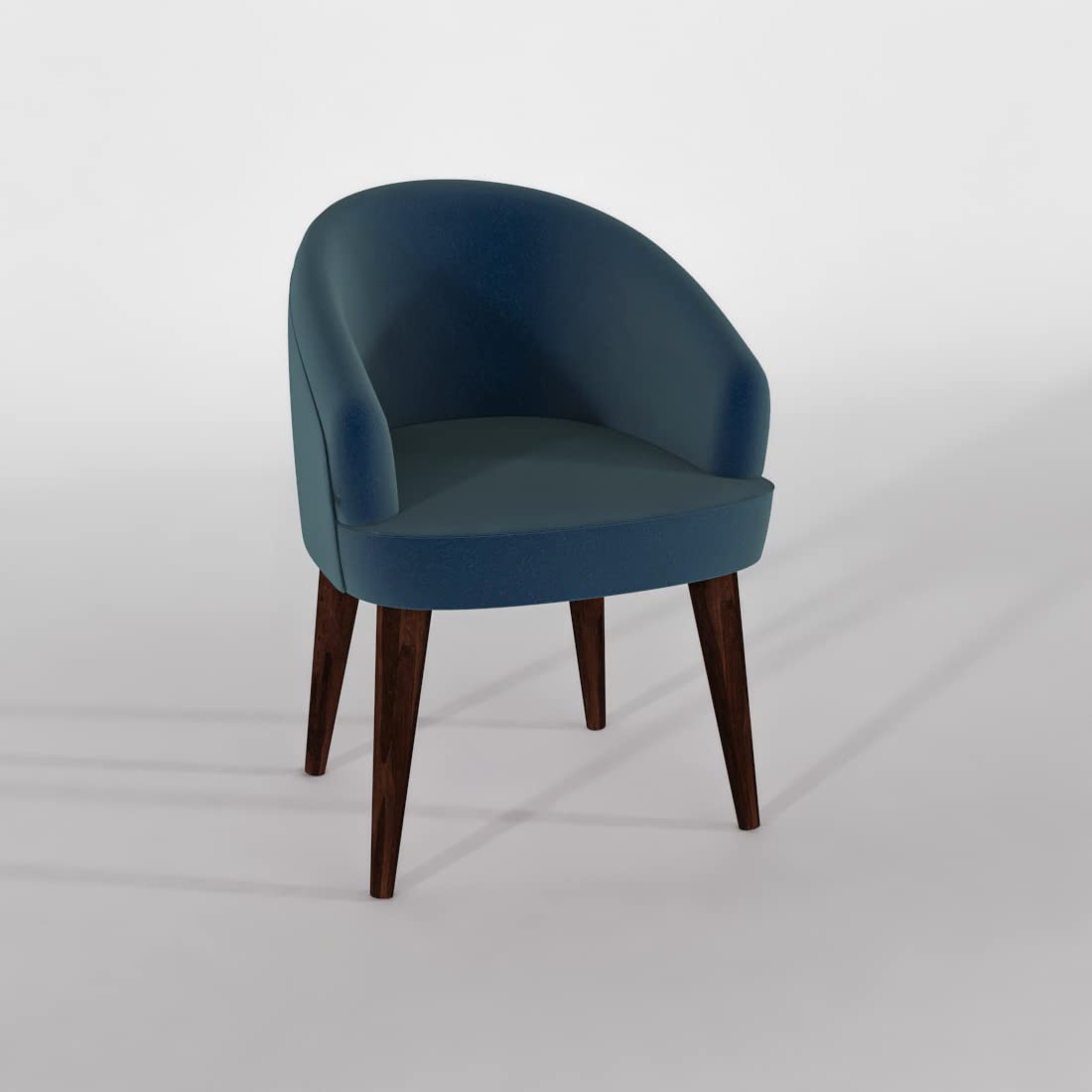 Modern Home Furniture|Solid Wood Cushion Dining Chair Set of 2 with Velvet Fabric | Study Chair for Home & Office
