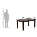 Sheesham Wood Dining Table(57x35) with 6 Chairs | 6 Seater Dining Set | Wooden Dining Table with Chair - Dining Room Furniture