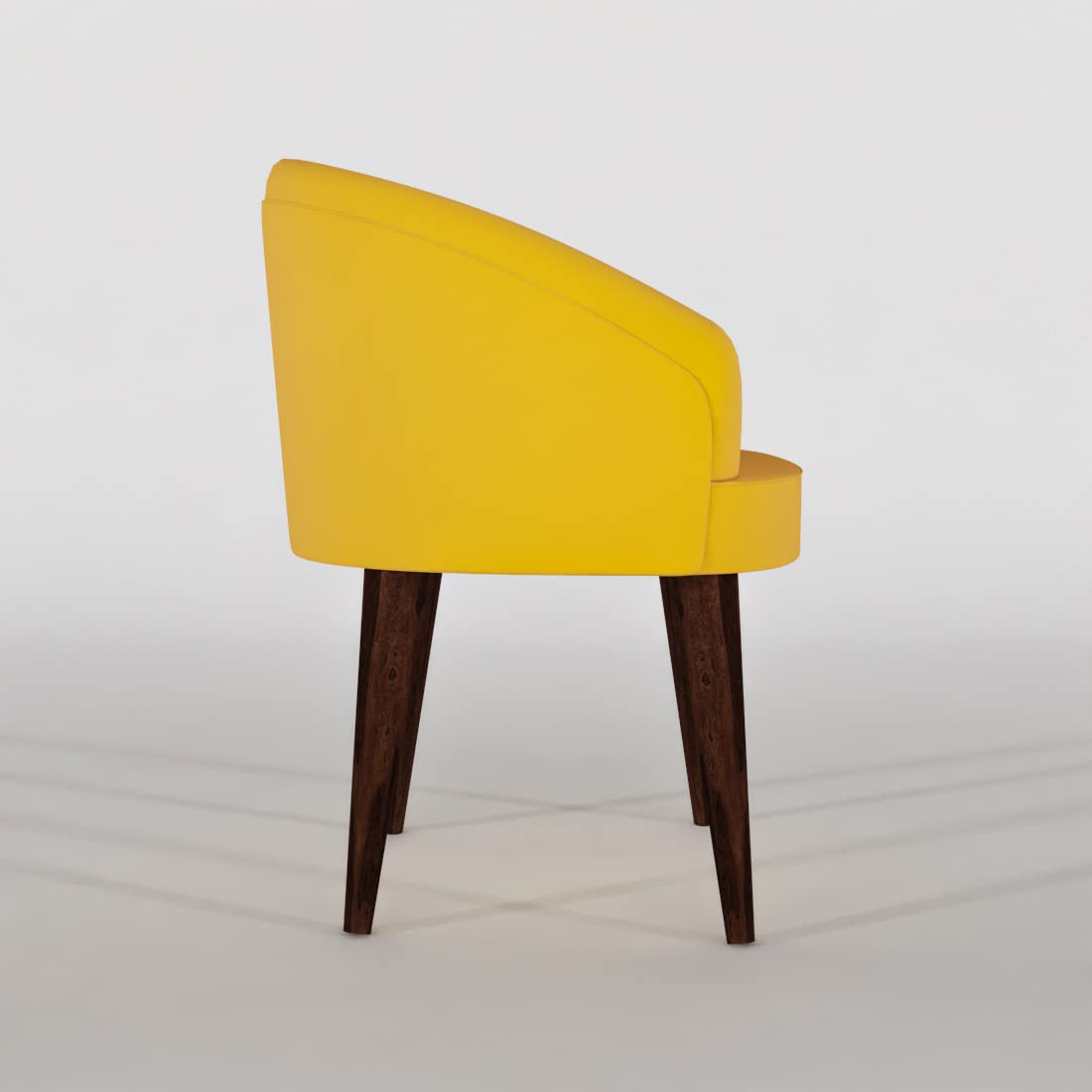 Modern Home Furniture|Solid Wood Cushion Dining Chair Set of 2 with Velvet Fabric | Study Chair for Home & Office