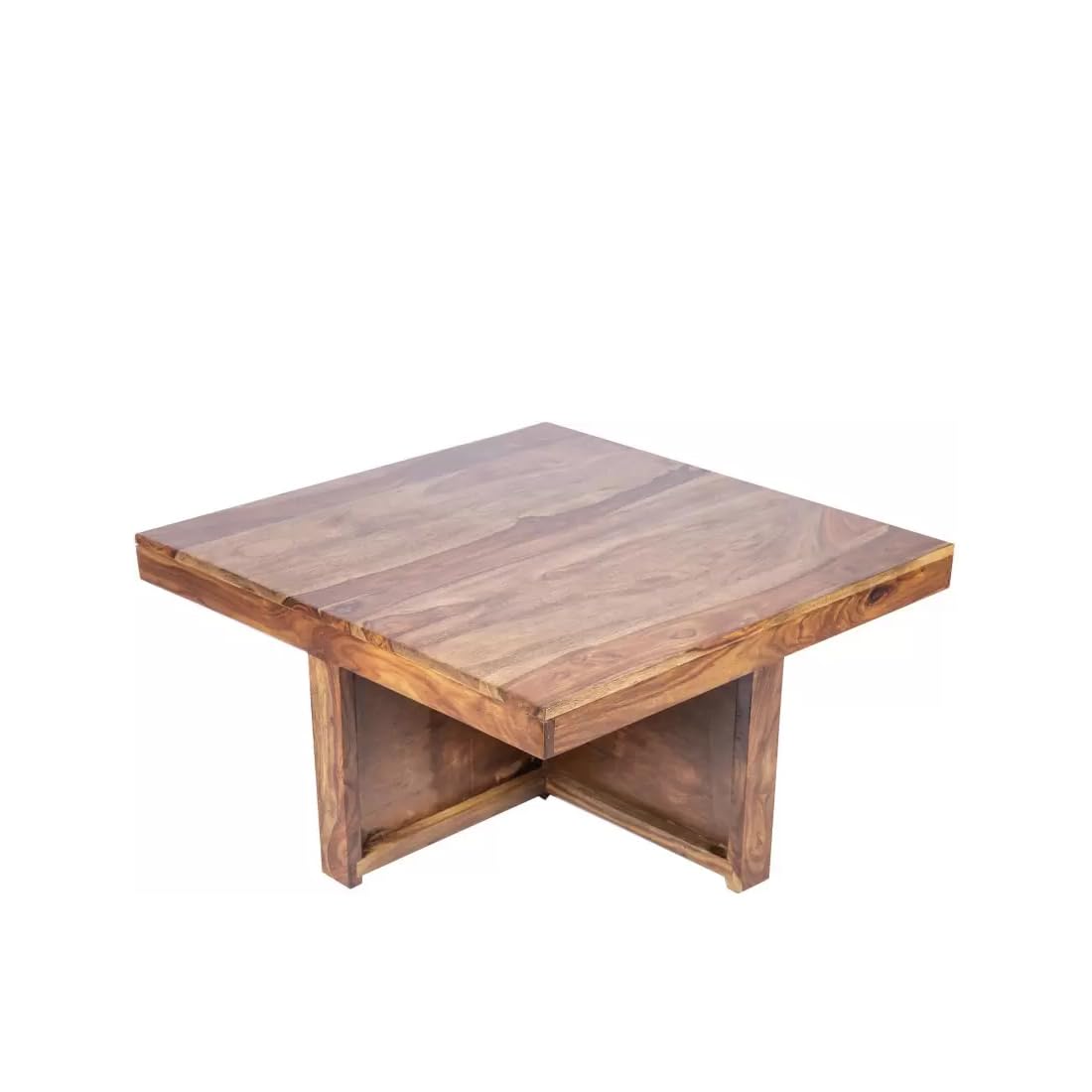 Premium Sheesham Wood Coffee Table for Living Room | Solid Wood Coffee Table, Center Table, Tea Table | Wooden Coffee Table with 4 Stool |Best Furniture for Home