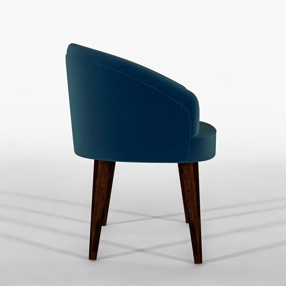 Modern Home Furniture|Solid Wood Cushion Dining Chair Set of 2 with Velvet Fabric | Study Chair for Home & Office