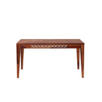 Sheesham Wood Dining Table (57x35 inch) | Multi-Purpose uses Home and Office Desk | Dining Room Furniture | Wooden 6 Seater Dining Table