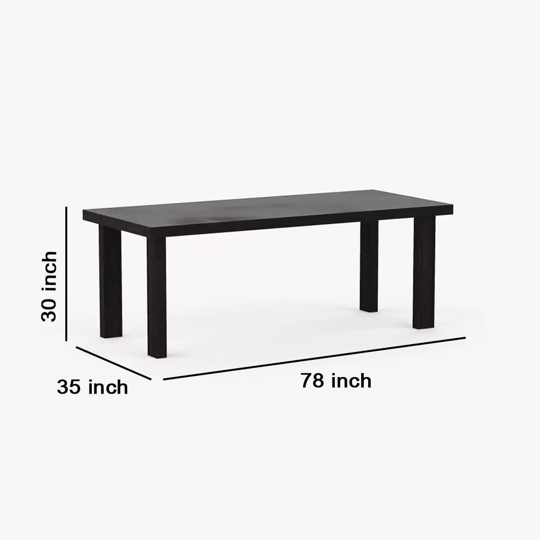 Sheesham Wood Dining Table (78x35) with 8 Chairs | 8 Seater Dining Set | Wooden Dining Table with Chair | Dining Room Furniture