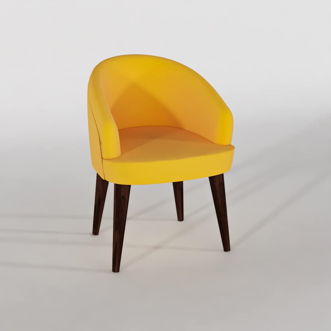 Modern Home Furniture|Solid Wood Cushion Dining Chair Set of 2 with Velvet Fabric | Study Chair for Home & Office