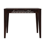 Sheesham Wood Dining Table (34x34 Inch) | Multi-Purpose uses Home and Office Desk | Dining Room Furniture | Wooden 4 Seater Dining Table