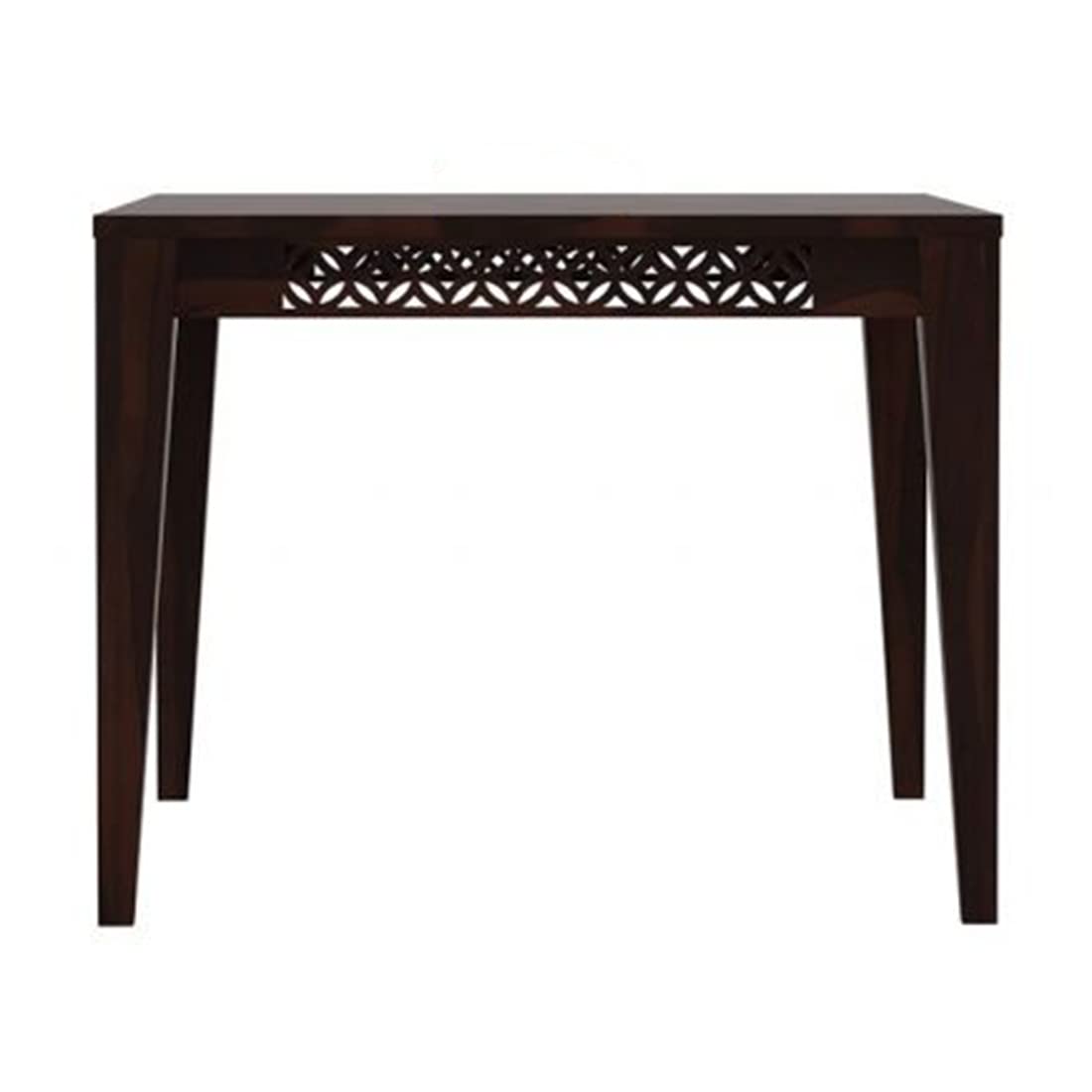 Sheesham Wood Dining Table (34x34 Inch) | Multi-Purpose uses Home and Office Desk | Dining Room Furniture | Wooden 4 Seater Dining Table