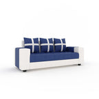 3 Seater Fabric Sofa Set for Living Room Furniture | Wooden 3 Seater Sofa Set | Sofa for Home & Office