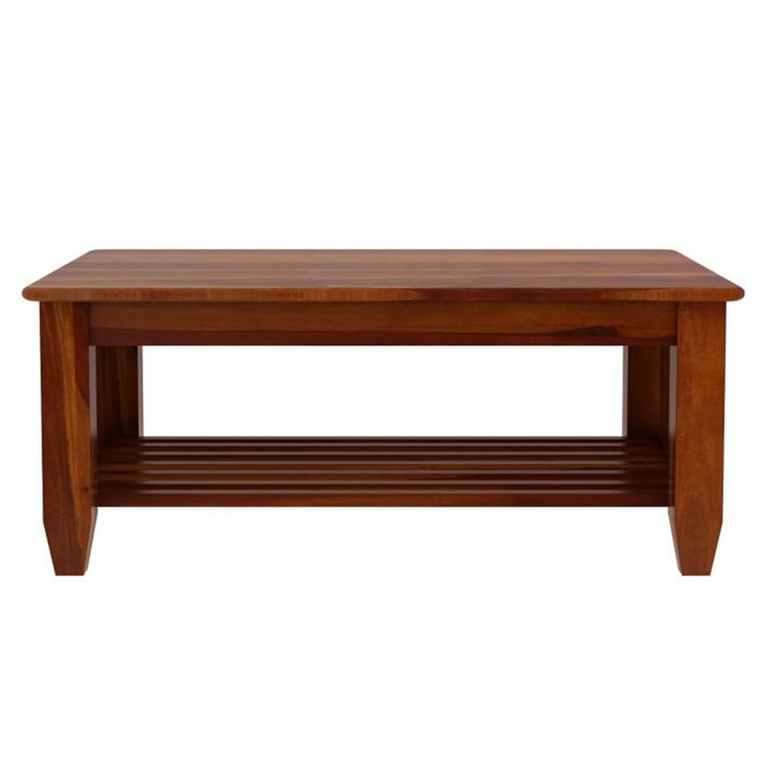 Sheesham Wood Coffee Table for Living Room | Wooden Center Table