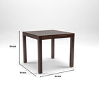 Sheesham Wood Dining Table(34x34) | 4 Seater Dining Set | Wooden Dining Table with 4 Chairs - Dining Room Furniture