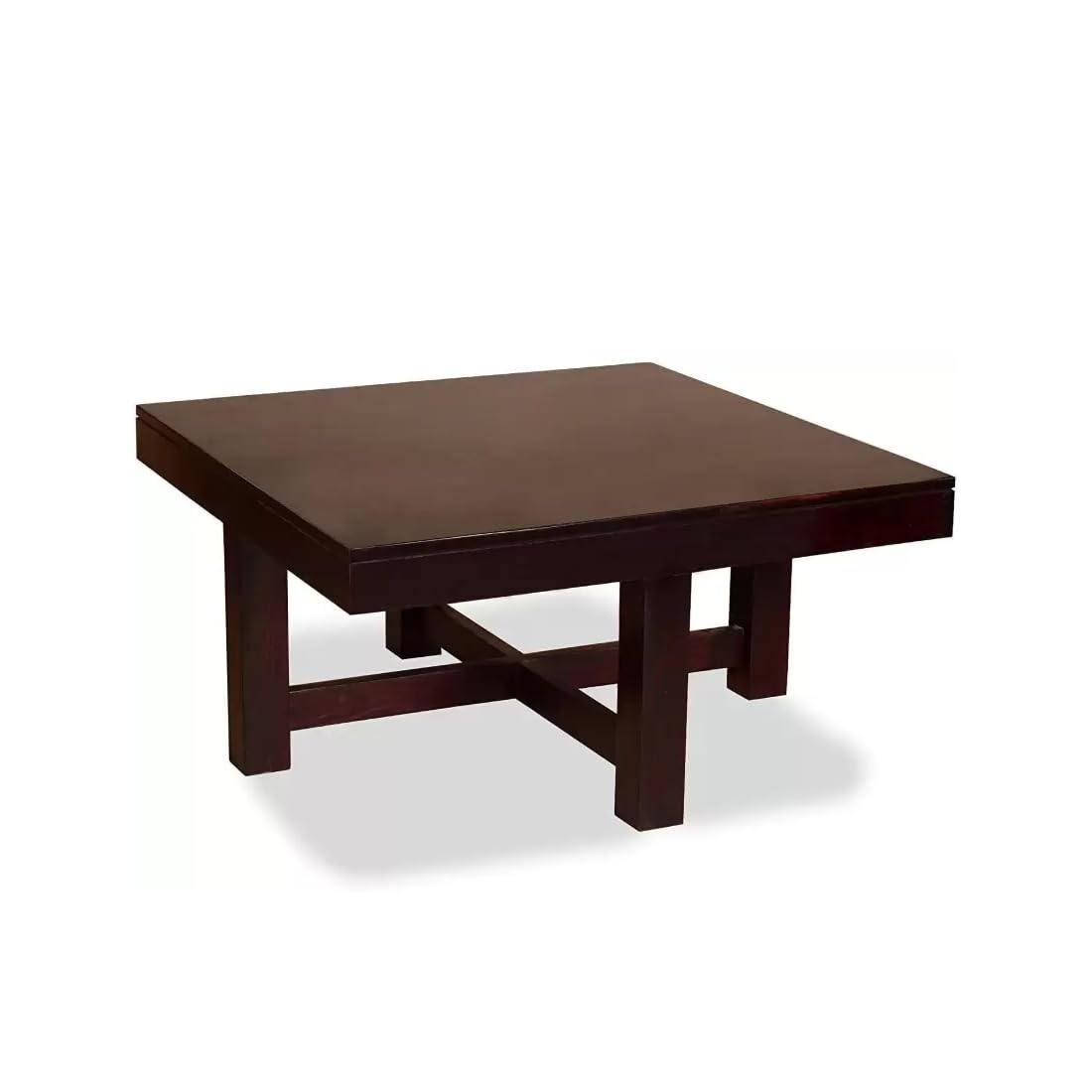 Premium Sheesham Wood Coffee Table for Living Room | Wooden Coffee Table with 4 Stool |Best Furniture for Home