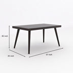 Sheesham Wood Dining Table(57x35) with 6 Chairs | 6 Seater Dining Set | Wooden Dining Table with Chair - Dining Room Furniture