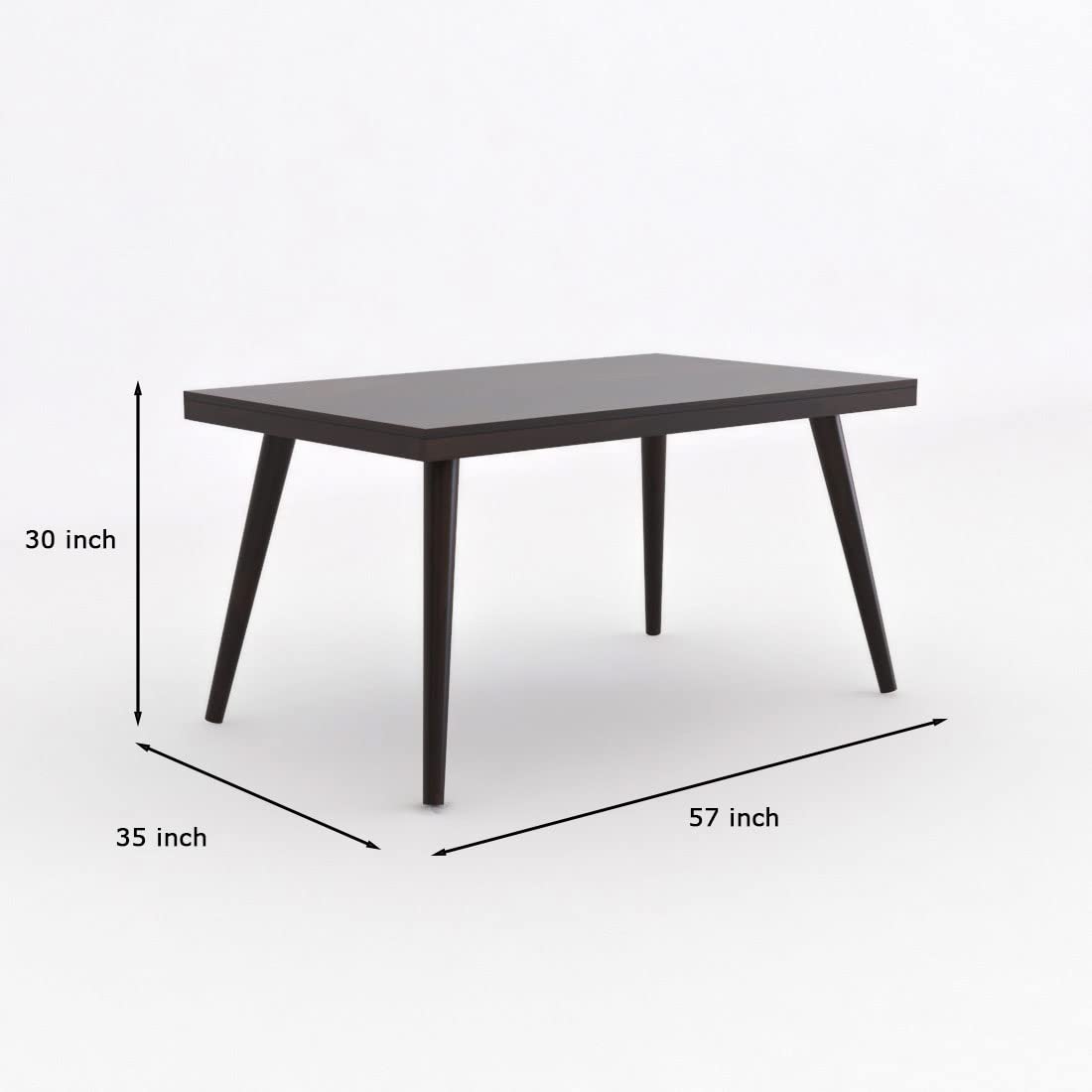 Sheesham Wood Dining Table(57x35) with 6 Chairs | 6 Seater Dining Set | Wooden Dining Table with Chair - Dining Room Furniture