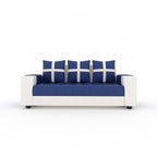 3 Seater Fabric Sofa Set for Living Room Furniture | Wooden 3 Seater Sofa Set | Sofa for Home & Office