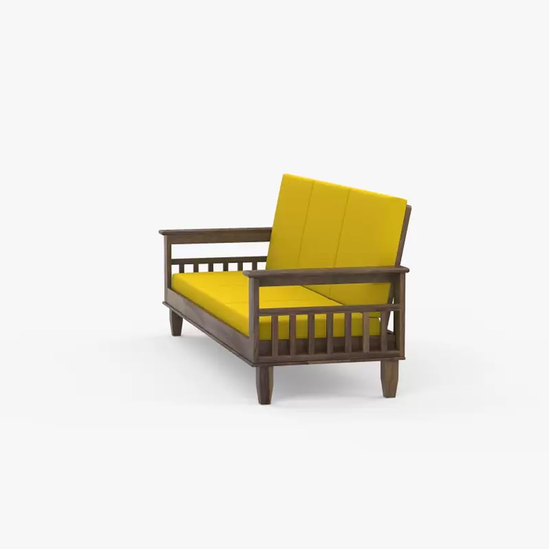 Solid Wood 3 Seater Wooden Sofa Set for Living Room Furniture |Sofa for Home & Office |3 Seater Sofa