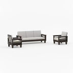 Solid Sheesham Wood Sofa Set | 5 Seater Wooden Sofa Set | 3+1+1 Sofa | Sofa Set