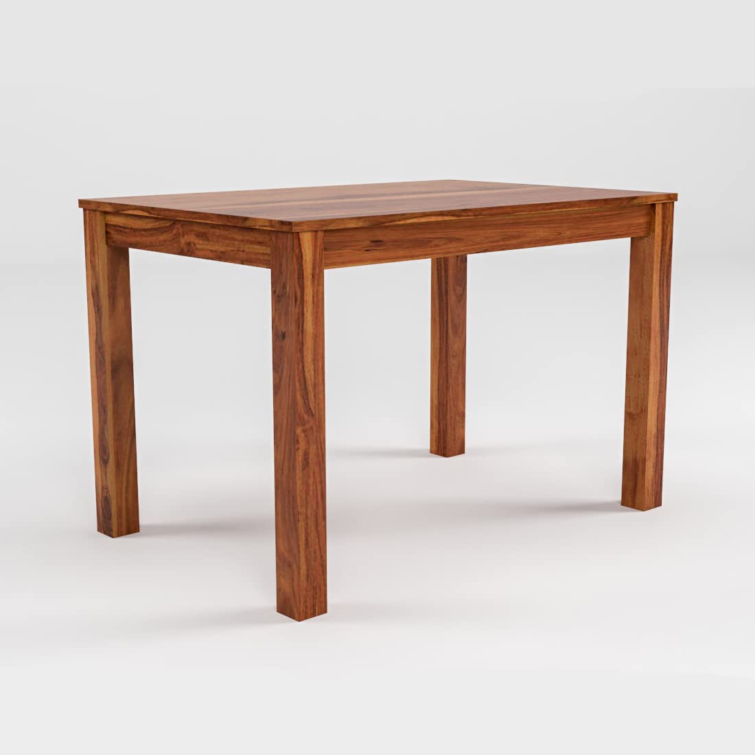 Sheesham Wood Dining Table (45x30 Inch) | Multi-Purpose uses Home and Office Desk | Dining Room Furniture | Wooden 4 Seater Dining Table