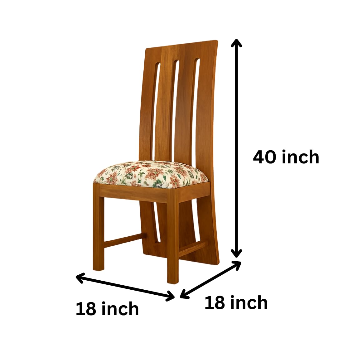 Modern Home Furniture | Solid Wood Dining Chair Set of 2 | Study Chair for Home & Office