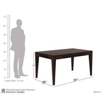 CNC Cutting Solid Wood Solid Wood 6 Seater Dining Set | Wooden Dining Table with Chair - Dining Room Furniture