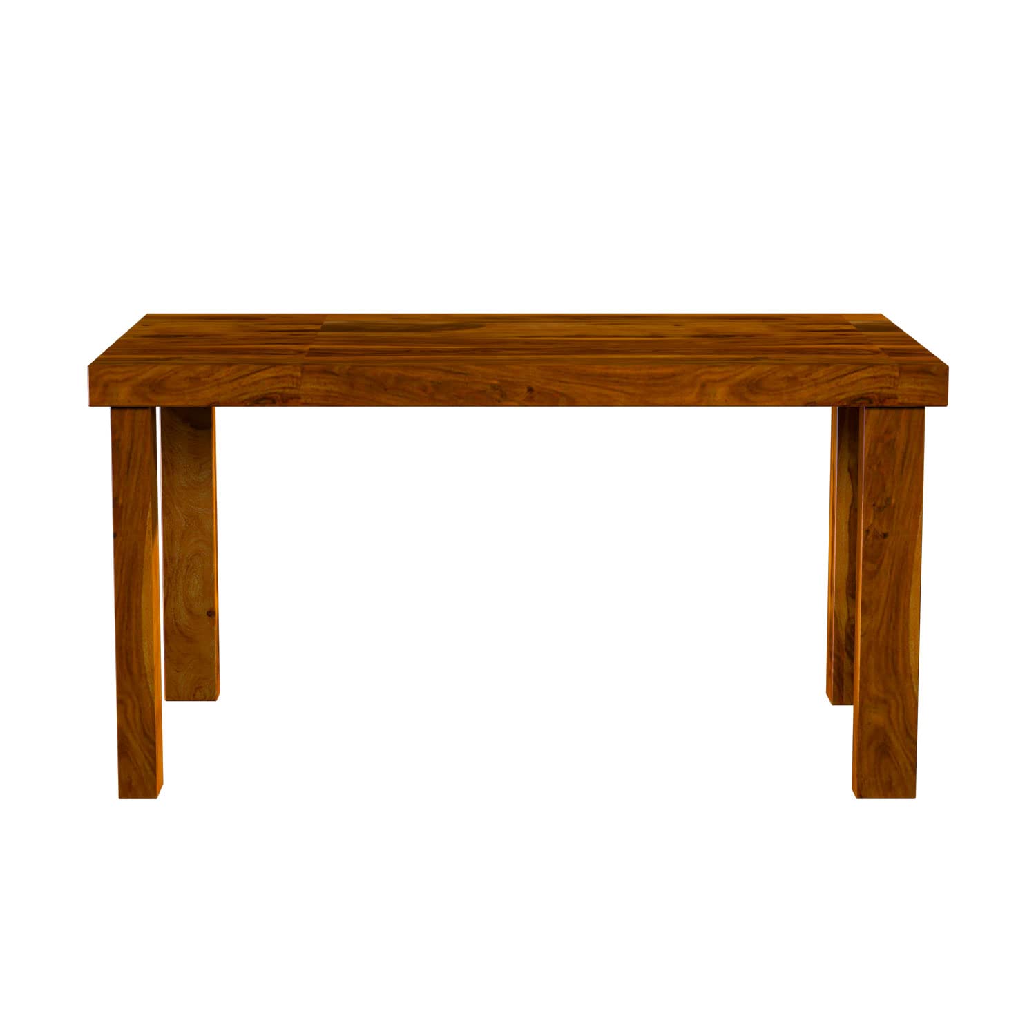 Sheesham Wood Dining Table(57x35) with 4 Chairs & 1 Bench |6 Seater Dining Set | Wooden Dining Table with Chair - Dining Room Furniture