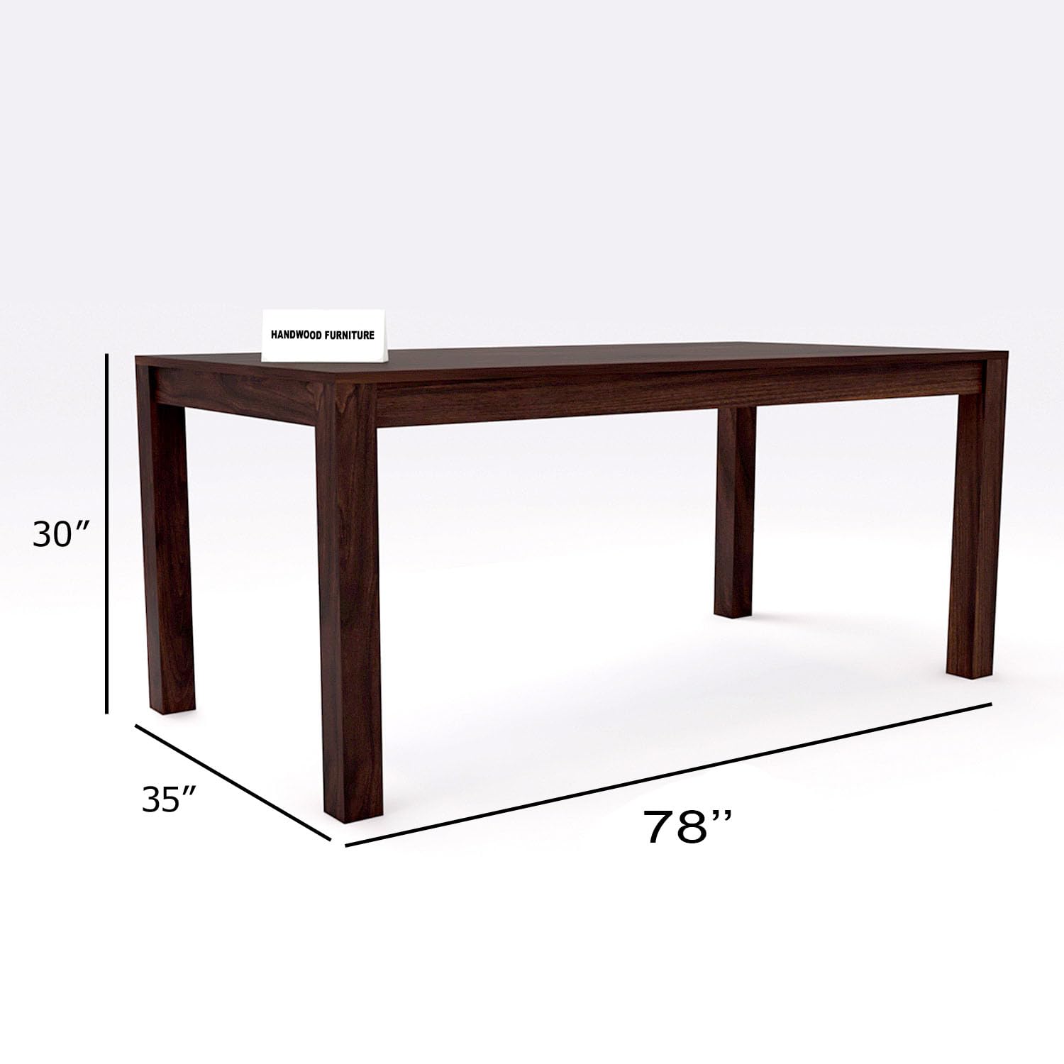 Sheesham Wood Dining Table(78x35) with 8 Chairs | 8 Seater Dining Set | Wooden Dining Table with Chair - Dining Room Furniture