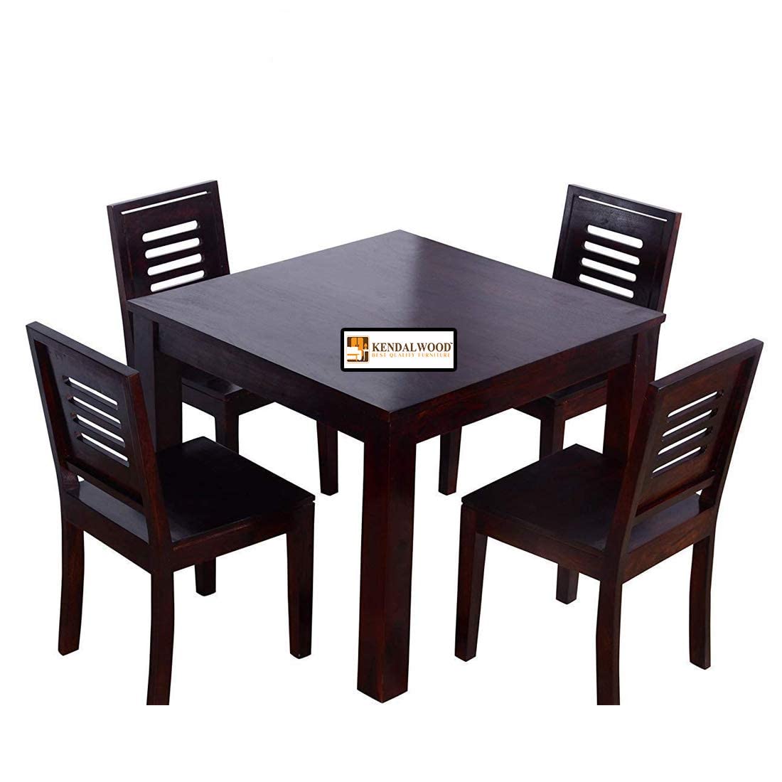 Sheesham Wood Dining Table with Chairs| Dining Set Living Room Furniture 4 Seater Dining Set