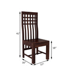 Premium Sheesham Wood Dining Table (45x30) with 4 Chairs | 4 Seater Dining Set | Wooden Dining Table with Chair | Dining Room Furniture