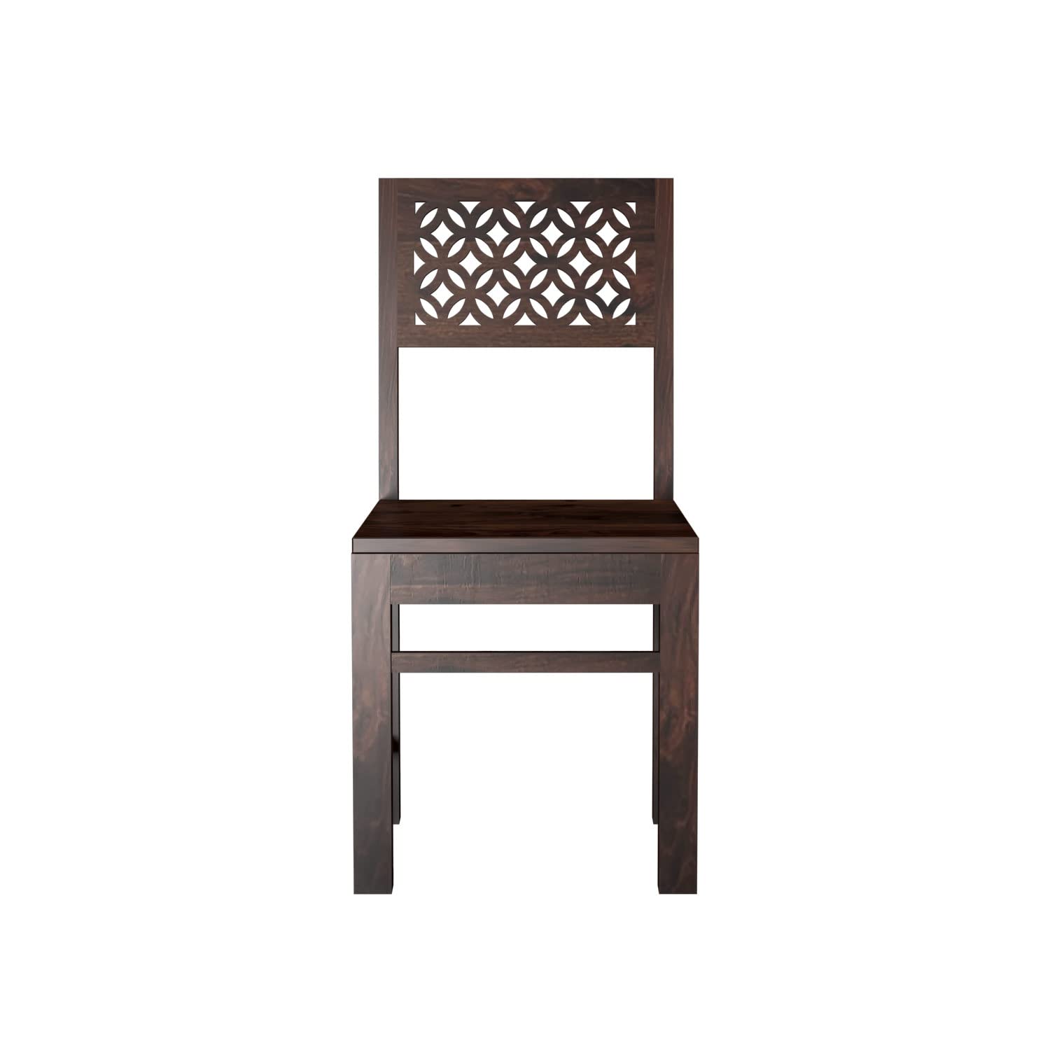 Premium Sheesham Wood Dining Table (34x34) with 2 Chairs | 2 Seater Dining Set | Wooden Dining Table with Chair | Dining Room Furniture