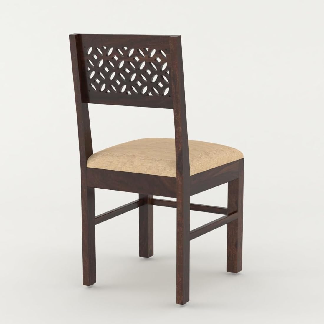 Sheesham Wood Dining Table(57x35) with 4 Chairs & 1 Bench | 6 Seater Dining Set | Wooden Dining Table with Chair - Dining Room Furniture