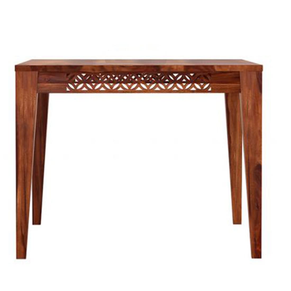 Sheesham Wood Dining Table (34x34 Inch) | Multi-Purpose uses Home and Office Desk | Dining Room Furniture | Wooden 4 Seater Dining Table